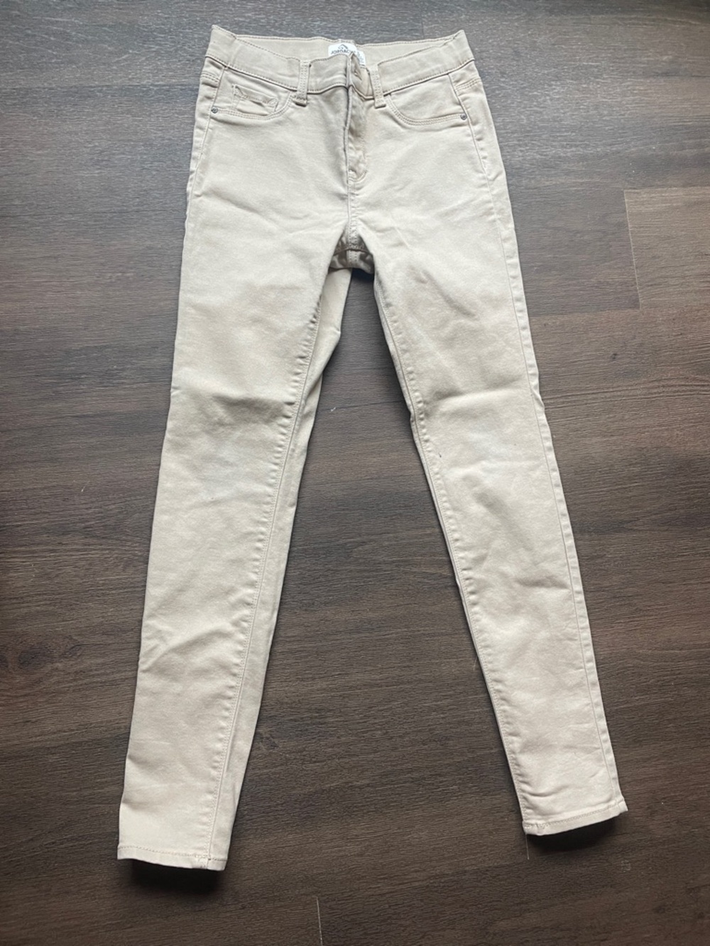 Women's Slim Fit Jeans in Light Beige